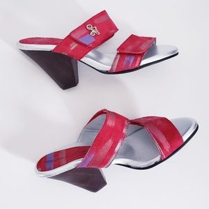 Martina and peter H red sandal